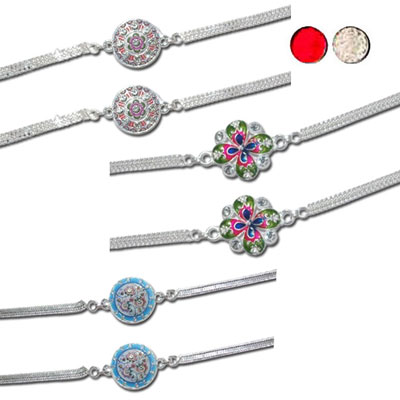 "Set of Rakhis - code S11 - Click here to View more details about this Product